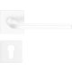 SCANDI ajtóajtókilincs négyzet alakú rozettás Q SLIM vékony fehér - CORONA PREMIUM PZ