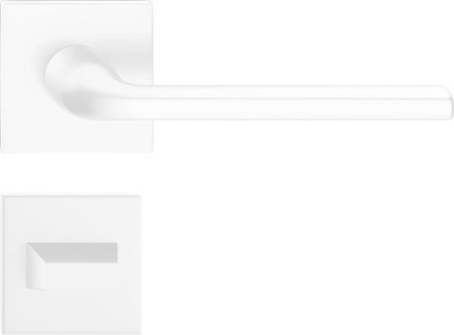 SCANDI ajtóajtókilincs négyzet alakú rozettás Q SLIM vékony fehér - CORONA PREMIUM WC