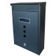 Mailbox Venice Anthracite lockable business card holder double-sided insert