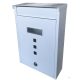 MAILBOX VENICE MAILBOX VENICE WHITE  LOCKABLE BUSINESS CARD HOLDER DOUBLE-SIDED INSERT