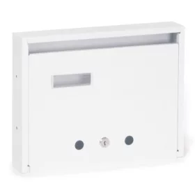   Lépcsőházi Postaláda (Ibiza) 310Mm X 230Mm X 60Mm  Felfele Nyíló Névjegy Fehér