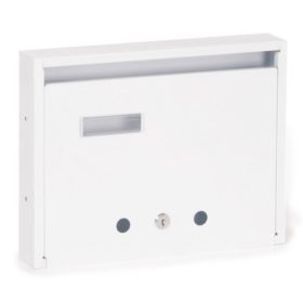   Cutie poștală scară (Florida) 350 mm X 270 mm X 60 mm Carte de vizită cu deschidere în sus Alb