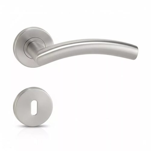 Alex Körrozettás (Fém Alaplappal) Rozsdamentes Inox BB Gömb Gomb/Kilincs