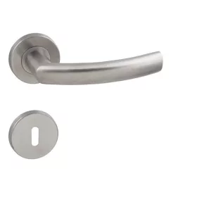   Gina Kreis (mit Metallbasis) Edelstahl Inox PZ Asymmetrischer Knopf/Knopf