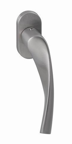 Gréta Large Window half handle Stainless inox Balcony Handle with positioning mechanics