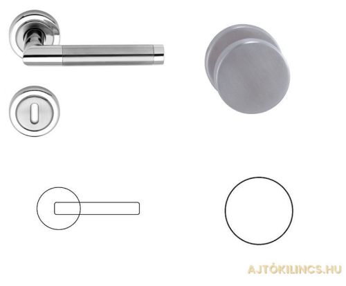 Ceol Stainless steel BB Button/Handle