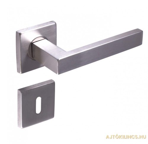 Matrix Square rosette Stainless steel Only handle on top rosette