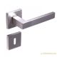 Matrix Square rosette Stainless steel Only handle on top rosette