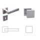 Buton/mâner fix pentru WC Matrix Square Stainless Inox