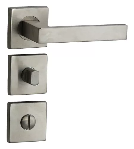 Matrix Štvorcová rozeta Nerezové WC