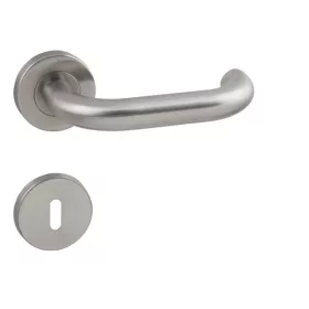 Ubul U-alakú Körrozettás Rozsdamentes Inox BB