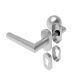 U-form Stainless steel WC Asymmetrical Button/Handle