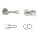 Gréta Stainless steel BB Asymmetrical Button/Handle