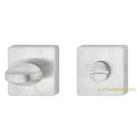 Untere Rosette aus rostfreiem Inox WCndeckel rechteckig