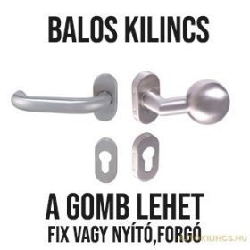   Für U förmiges Gartentor ovale Rosette Edelstahl Inox PZ asymmetrischer Knopf/Türknauf