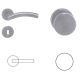 Alex Din Fixed Pin Runden PZ Edelstahl Inox PZ Asymmetric Taste/Knopf