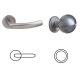 Gina Din Fixed Stift Abgerundetr zylindrischer Knopf/Knopf aus rostfreiem Inox PZ