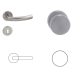 Gina Din Fixed Pin Rundened Edelstahl Inox PZ Taste/Knopf