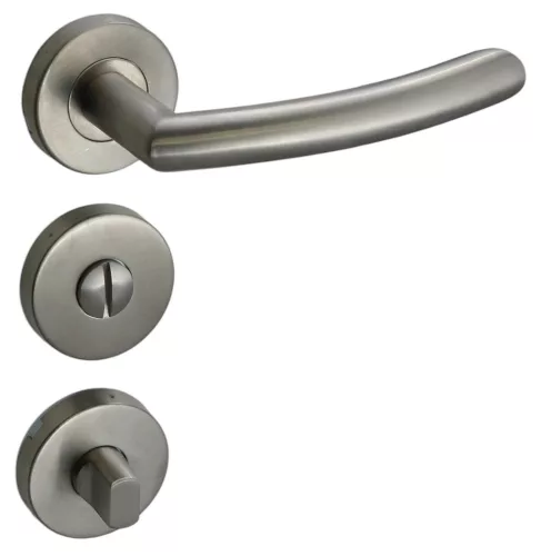 Rozetă rotundă Gina WC din oțel inoxidabil