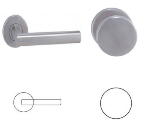 Tímea Stainless steel PZ Button/Handle