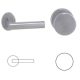 Tímea Stainless steel WC Button/Handle