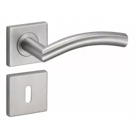 Alex Din Fix Csapos Négyzetrozettás Rozsdamentes Inox BB