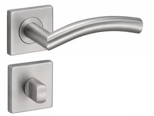 Alex Din Fix Csapos Négyzetrozettás Rozsdamentes Inox WC