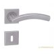 Alex Square rosette Stainless steel WC