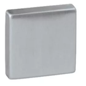   Quadratische Rosette ohne Loch Bodenabdeckung Edelstahl Inox Din3