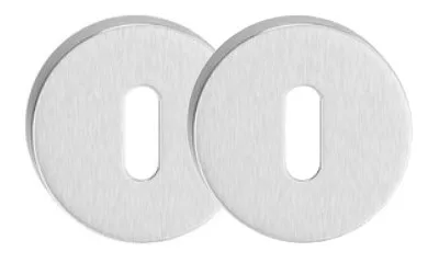 Runde Rosetten Edelstahl Inox BB Schlossabdeckung von unten nach oben