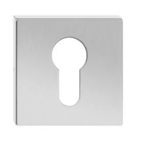   Quadratische Rosette rostfreier Inox PZ Dichtungsdeckel von unten nach oben