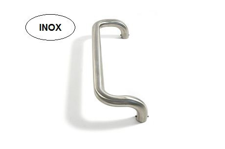 Mânerul ușii îndoit în lateral (25*300) - Pereche