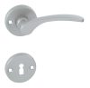 Lana Silver Gray Rosette Door Handle BB 