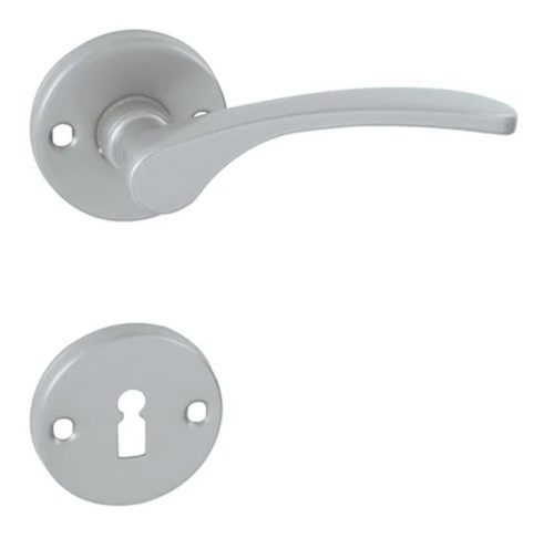 Lana silver gray rosette door handle BB 