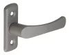 Larina Szögletes "L" Alakú Szürke Ablakkilincs