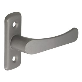   Šedá okenná kľučka v tvare štvorca Larina "L".