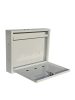 Staircase Mailbox (Monaco) 310mm X 230mm X 60mm downward opening Gray