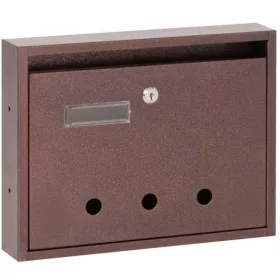   Lépcsőházi Postaláda (MONACO) 310Mm X 230Mm X 60Mm  lefele nyíló BRONZ