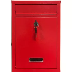 Cutie poștală în setăți colura red