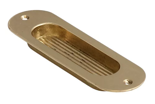 Carcasa usii glisante Oval Luminos Cupru