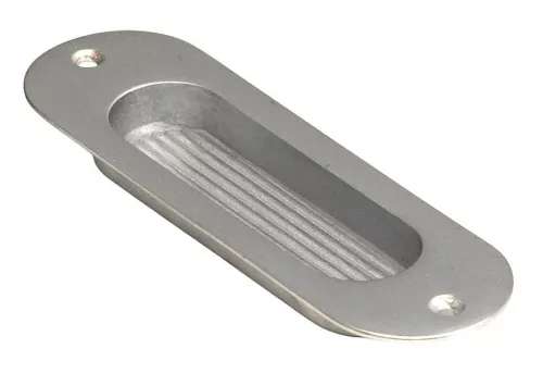 Carcasa usii glisante Oval Luminos Crom