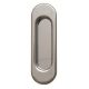 Sliding door shell Oval Bright Chrome