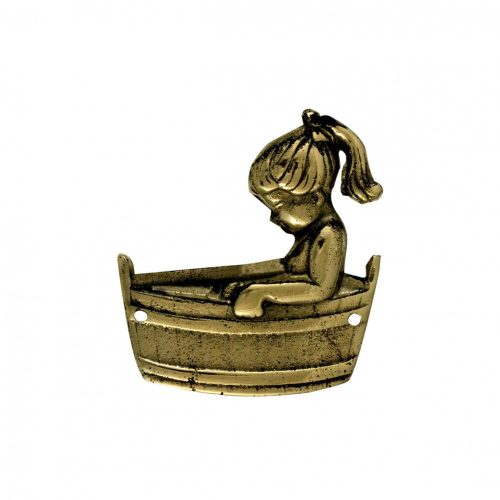 Pictogram Tub Girl Copper