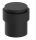 Door stopper Cylindrical Small Black