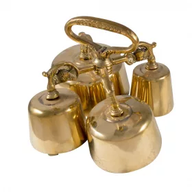 Ministries Bell with 3 branches Solid Copper Cast Specialty