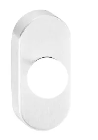 Erkélyajtó Olasz Ovál...Króm...Takaró 30X65X12 F/16