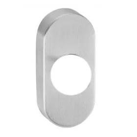   Balcony door Italian Oval..Matt chrome..Blanket 30X65X12 F/16