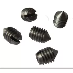 Alu. șurub de fixare a mânerului cu vârf conic 5 x 8 mm