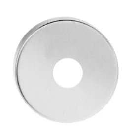 Rosettenplatte aus satiniertem Chrom