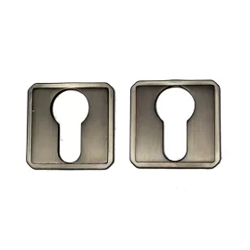 Quadratischer Rosetteneinsatz GRAFIT PZ (austauschbar)